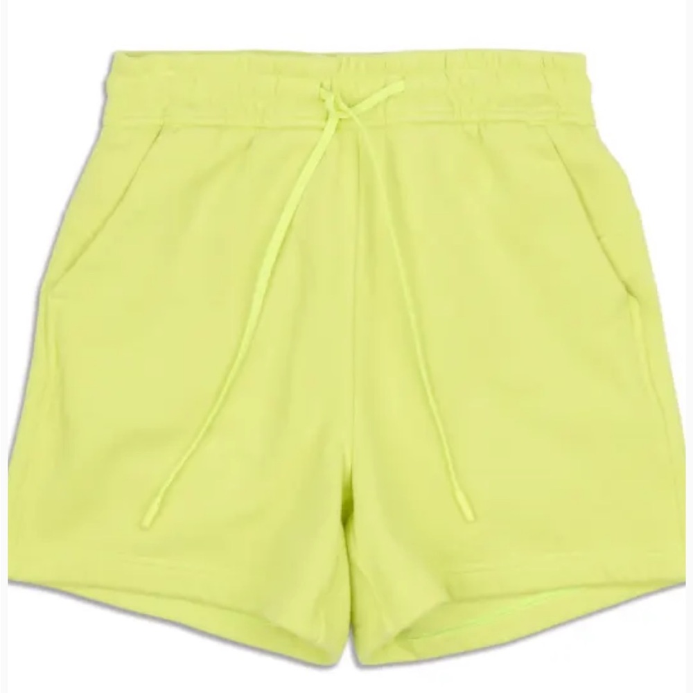 Lululemon Athletica Neon Yellow Athletic Shorts